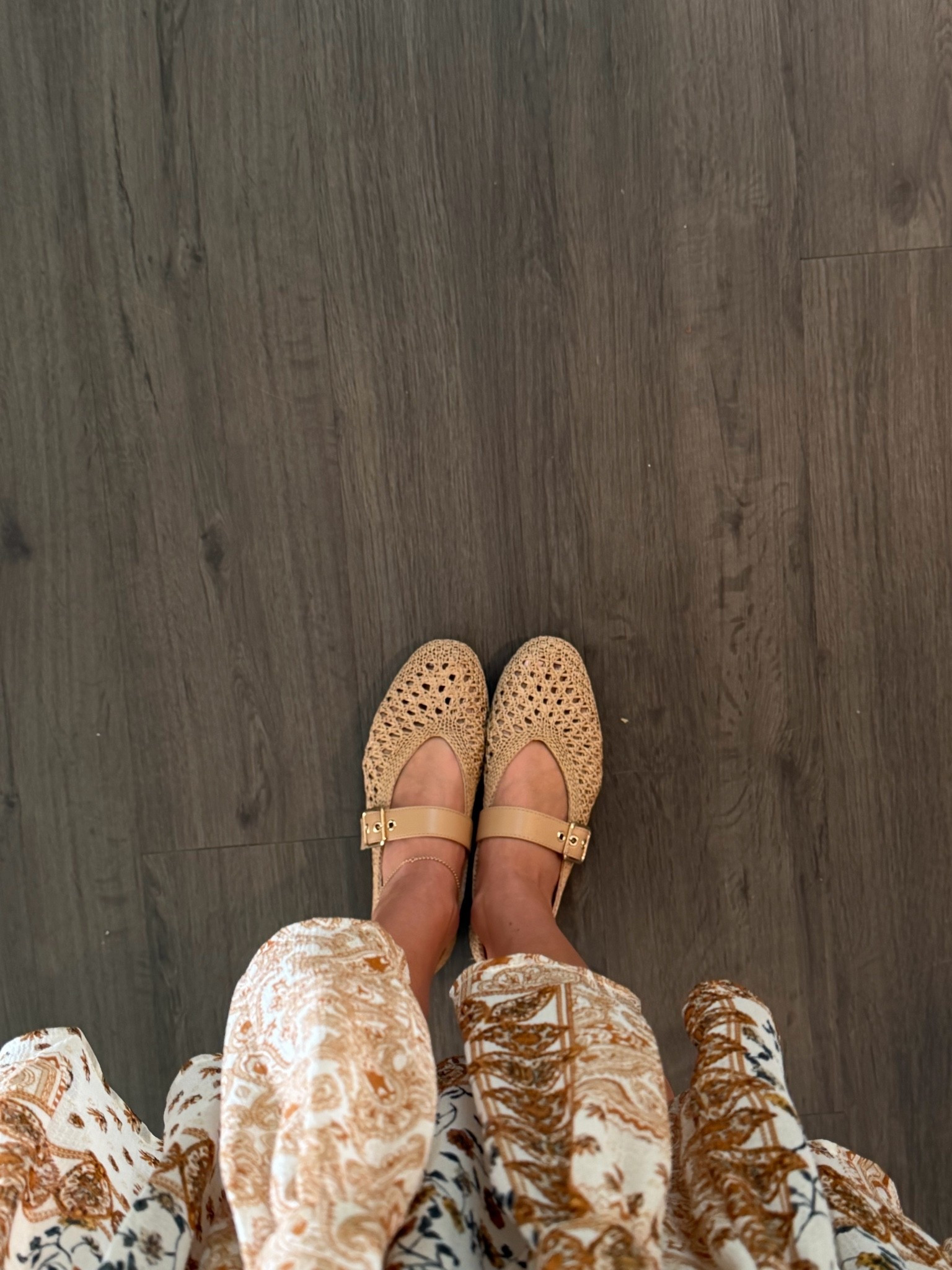 cutest chic woven ballet flats! from
