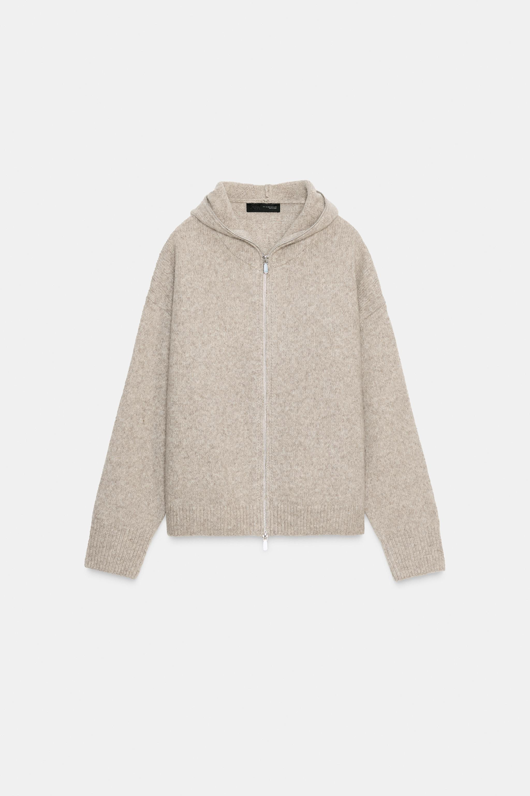 HOODED WOOL JACKET | Zara UK