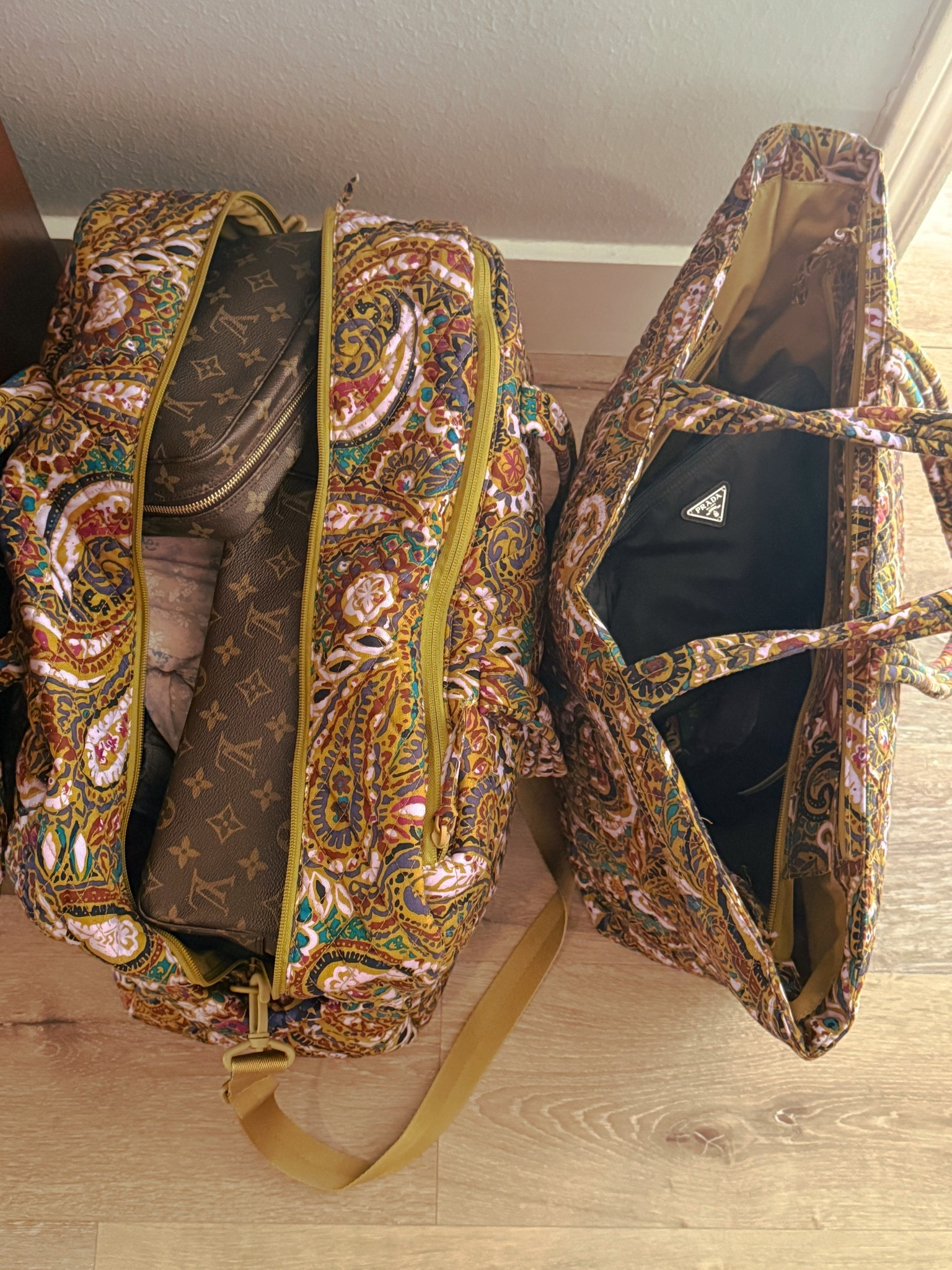 Packing for a quick trip out of town for Spring Break! I love these Vera Bradley bags. They fit so much and have enough pockets to keep everything organized and easily accessible! Another huge plus is they are machine washable! Unfortunately the pattern I have is sold out but found some similar to choose from! 

#LTKTravel #LTKSaleAlert #LTKmomlife