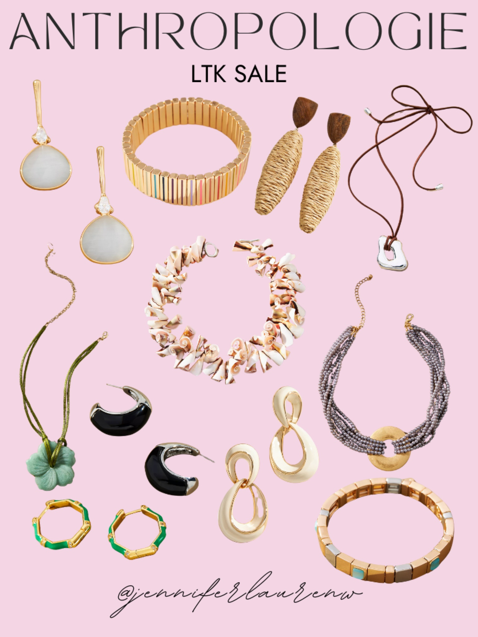 Elevate your style with Anthropologie's stunning Spring/Summer jewelry!  Dive into the LTK Spring Sale and sparkle up your wardrobe. #AnthropologieFinds #SpringSale #Jewelry #FashionGems #SpringOutfit #Earrings #Necklace #Bracelets



#LTKSpringSale #LTKstyletip