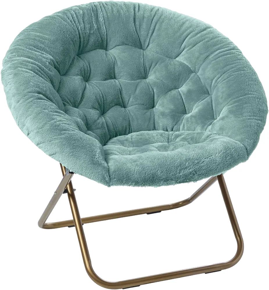 Milliard Cozy Chair/Faux Fur Saucer Chair for Bedroom/X-Large (Blue) | Amazon (CA)