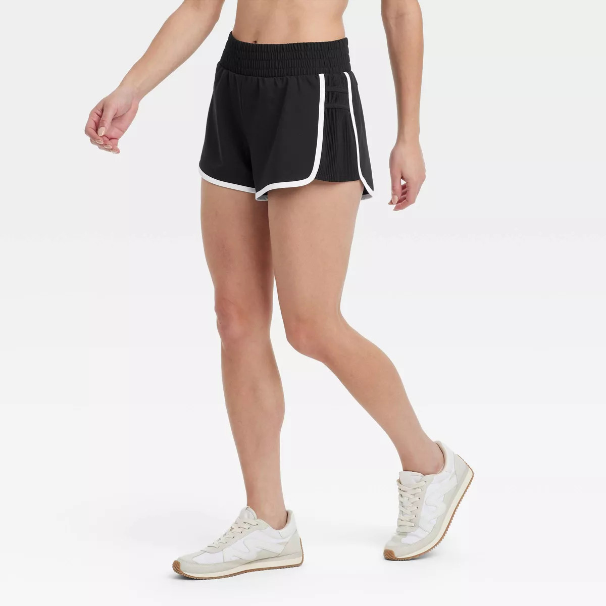Women's Woven Mid-Rise Piped Dolphin Shorts 2.5" - All In Motion™ | Target