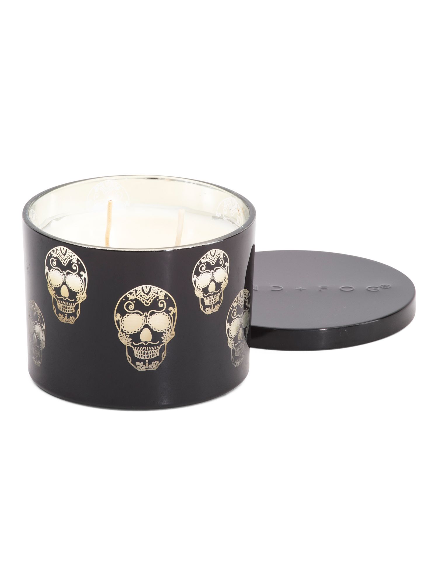 12oz Mercury Glass Pumpkin Clove Candle | TJ Maxx