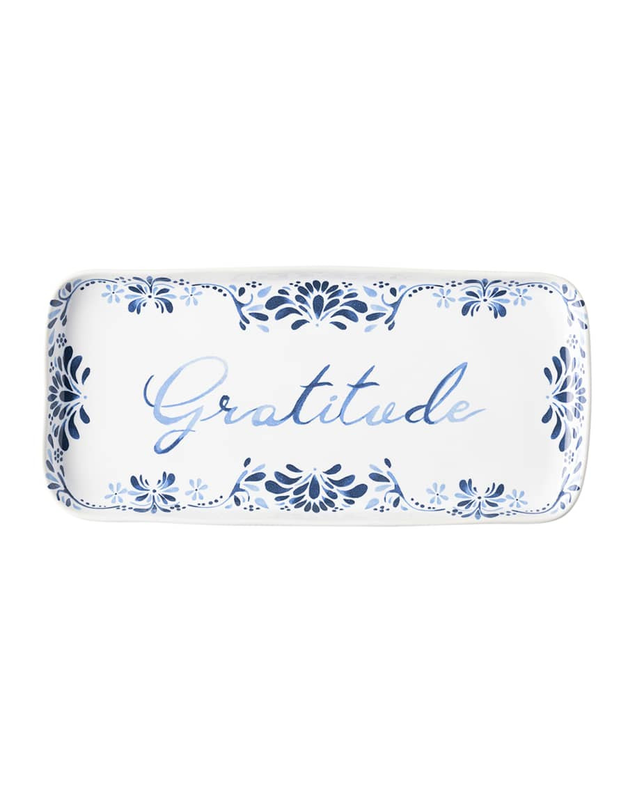 Iberian Journey Indigo Gratitude Tray | Neiman Marcus