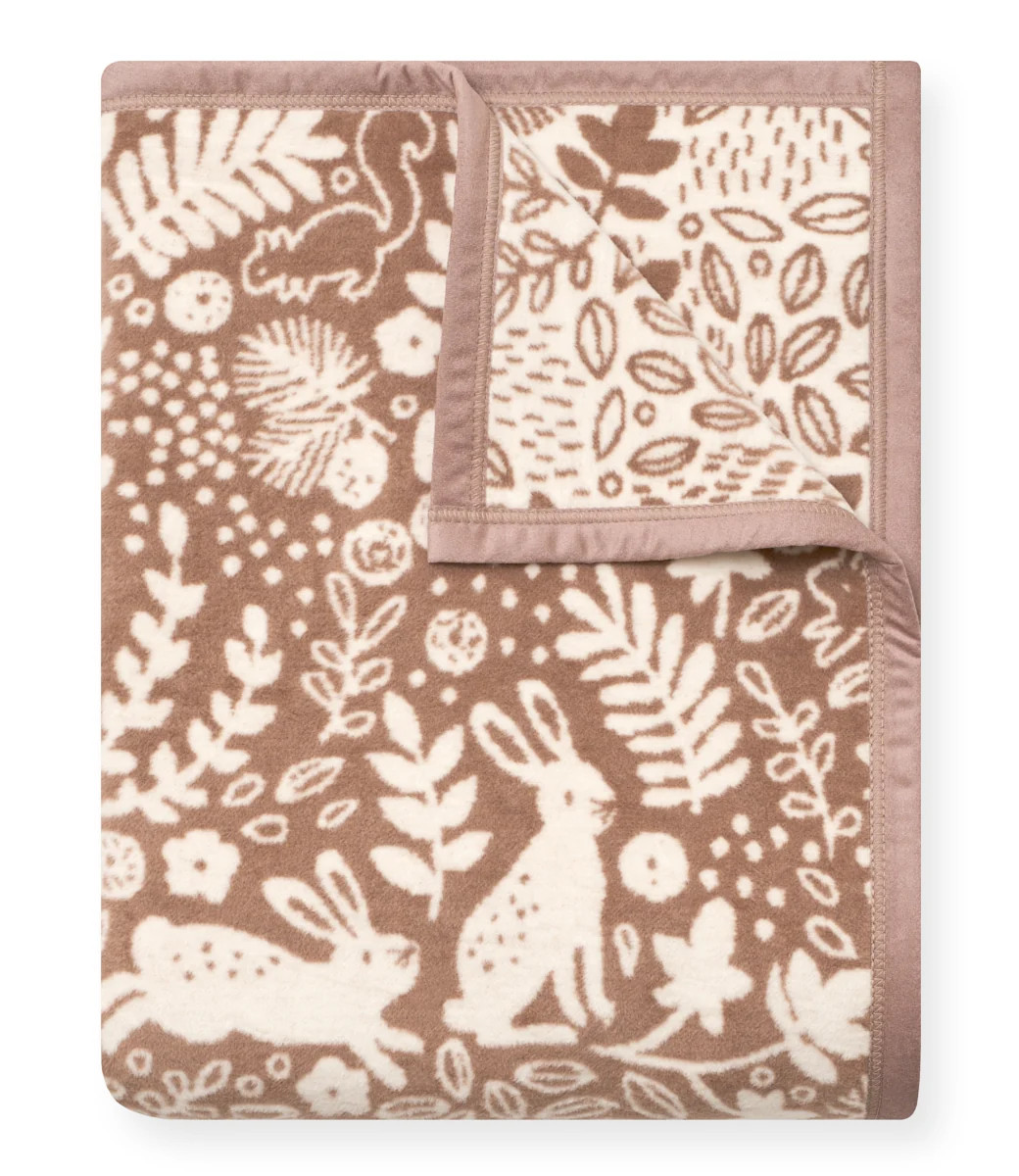 Whimsical Woods Sepia Throw Blanket | ChappyWrap | ChappyWrap