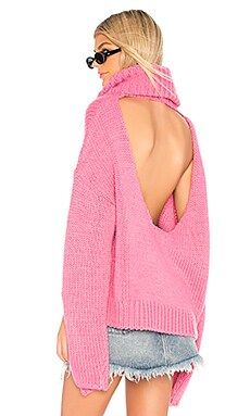 One Teaspoon Winona Keyhole Sweater in Pink from Revolve.com | Revolve Clothing (Global)