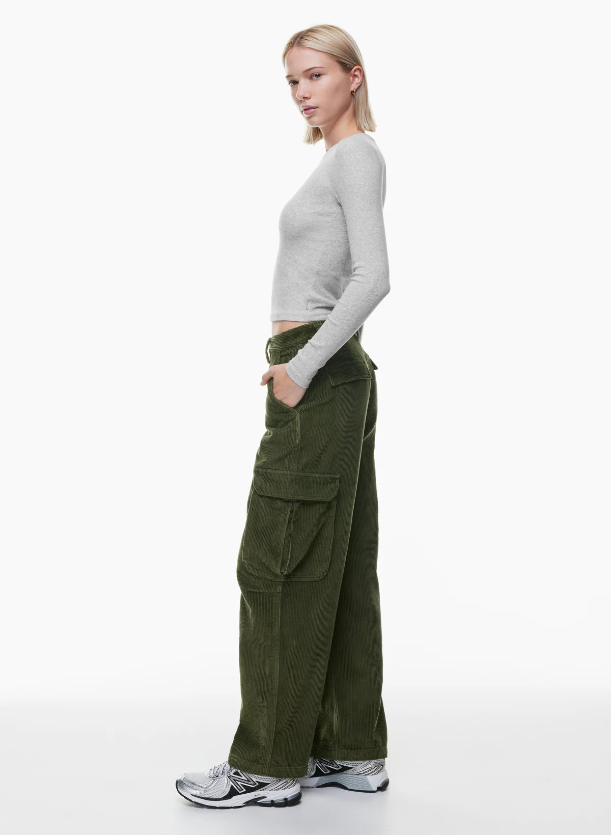 CORBETT CORDUROY CARGO PANT | Aritzia