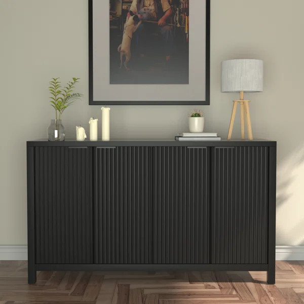 55' Sideboard with Fluted Door | Wayfair North America