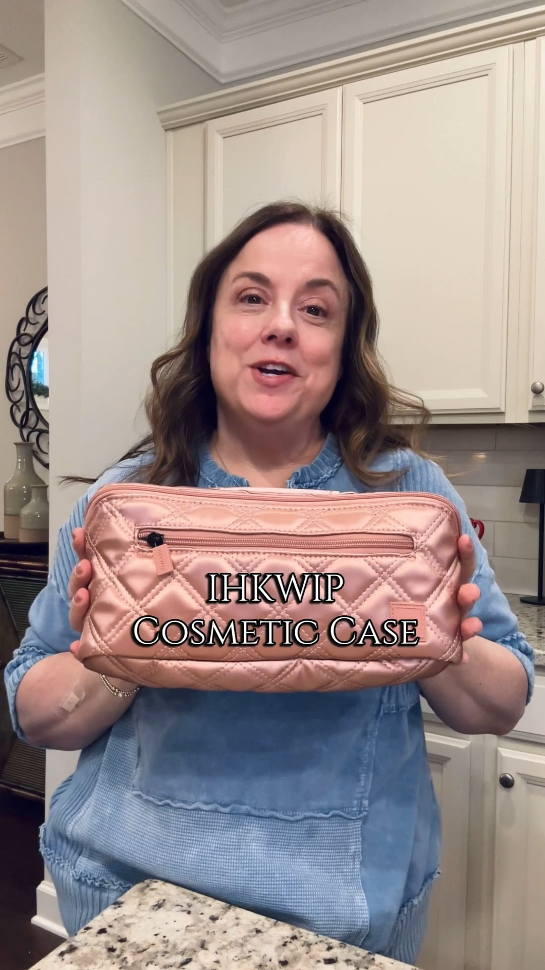 This has become my favorite case recently.  Perfect for everyday or travel. 

@QVC 
#IHKWIP
#cosmeticcase