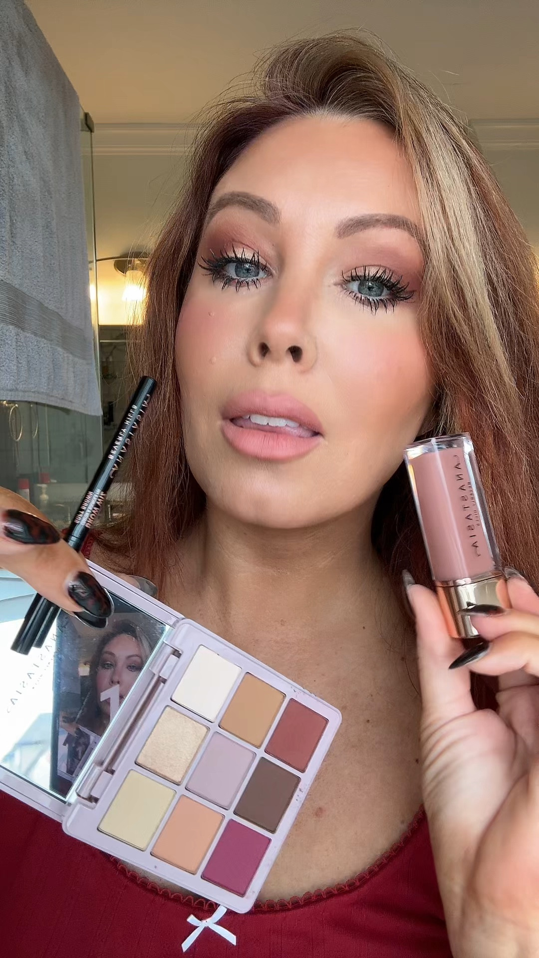 A must have holiday kit! This lip color would be stunning with a brown lip liner! Which I will be trying as soon as I get to the store and grab one 🤣 

Holiday kit, makeup gift set, Anastasia Beverly Hills, lip stick, 

#LTKBeauty #LTKGiftGuide #LTKFindsUnder100