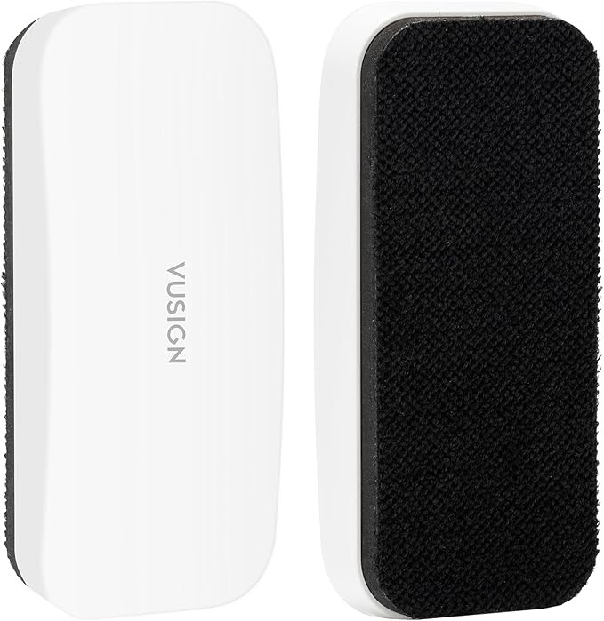 VUSIGN Magnetic Dry Erase White Board Eraser- 2 Pack, Glass Whiteboard Eraser for Dry Erase Board... | Amazon (US)