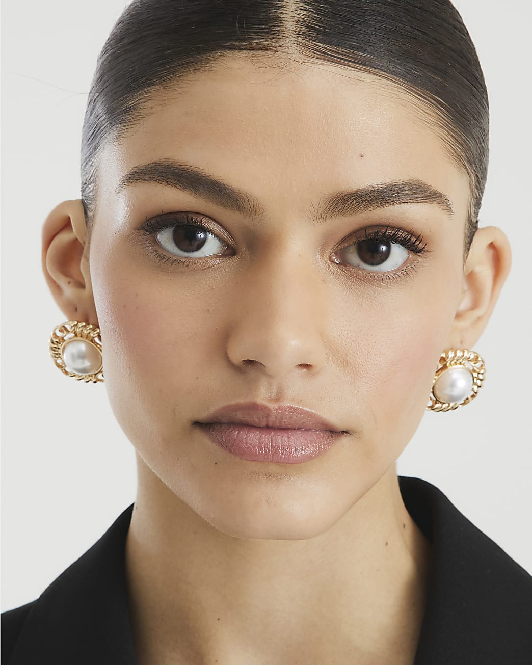 Gold Pearl Vintage Stud Earrings | River Island UK & IE