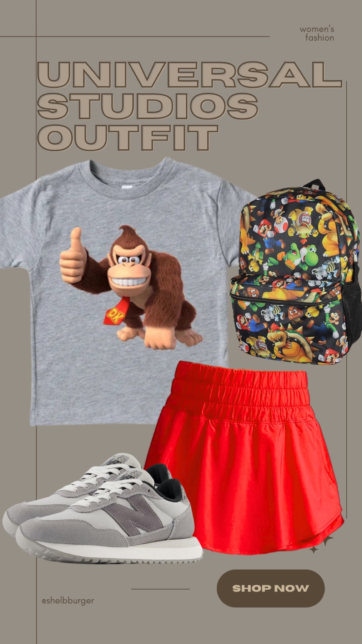 Universal Studios Epic Universe Marioland Donkey Kong affordable outfit for women 

#LTKSaleAlert #LTKFamily #LTKTravel