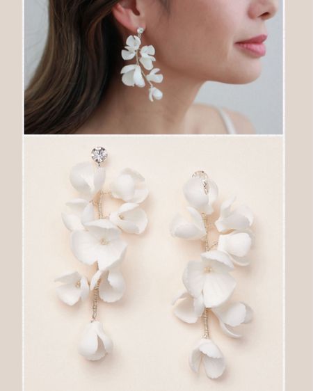 Pretty white earrings for the bride to be, so cute for a beach wedding. 

#brideearrings #bridaleaccessories #weddingaccessories #bridejewelry #weddingjewelry
#LTKstyletip #LTKwedding

#LTKParties #LTKSeasonal #LTKFestival