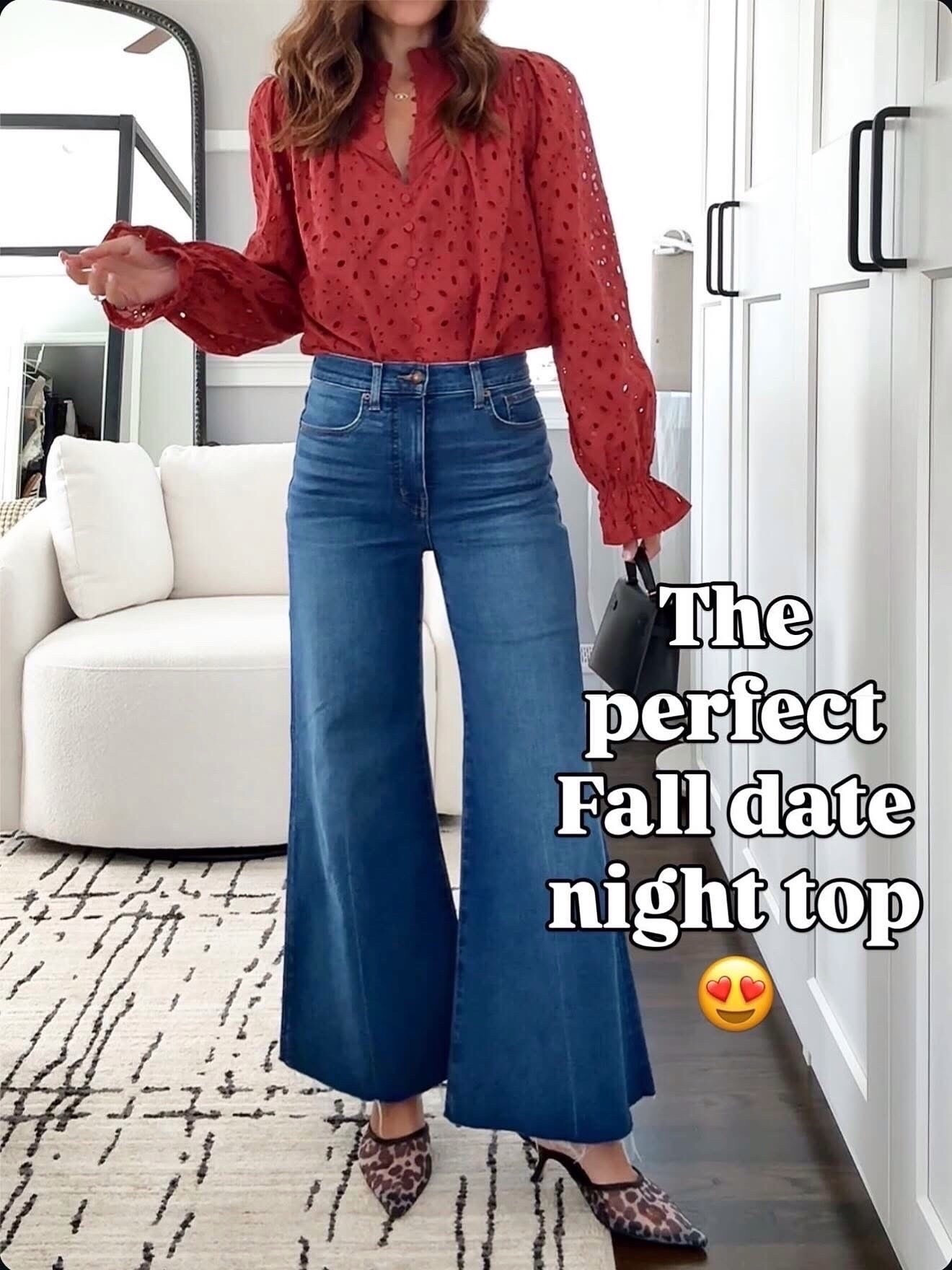 The perfect fall date night top 😍 now 50% off!!

#LTKStyleTip 

Follow my LTK @mrscasual on the @shop.LTK app to view this post and get my exclusive app-only content!

#LTKHoliday #LTKFindsUnder50 #LTKOver40