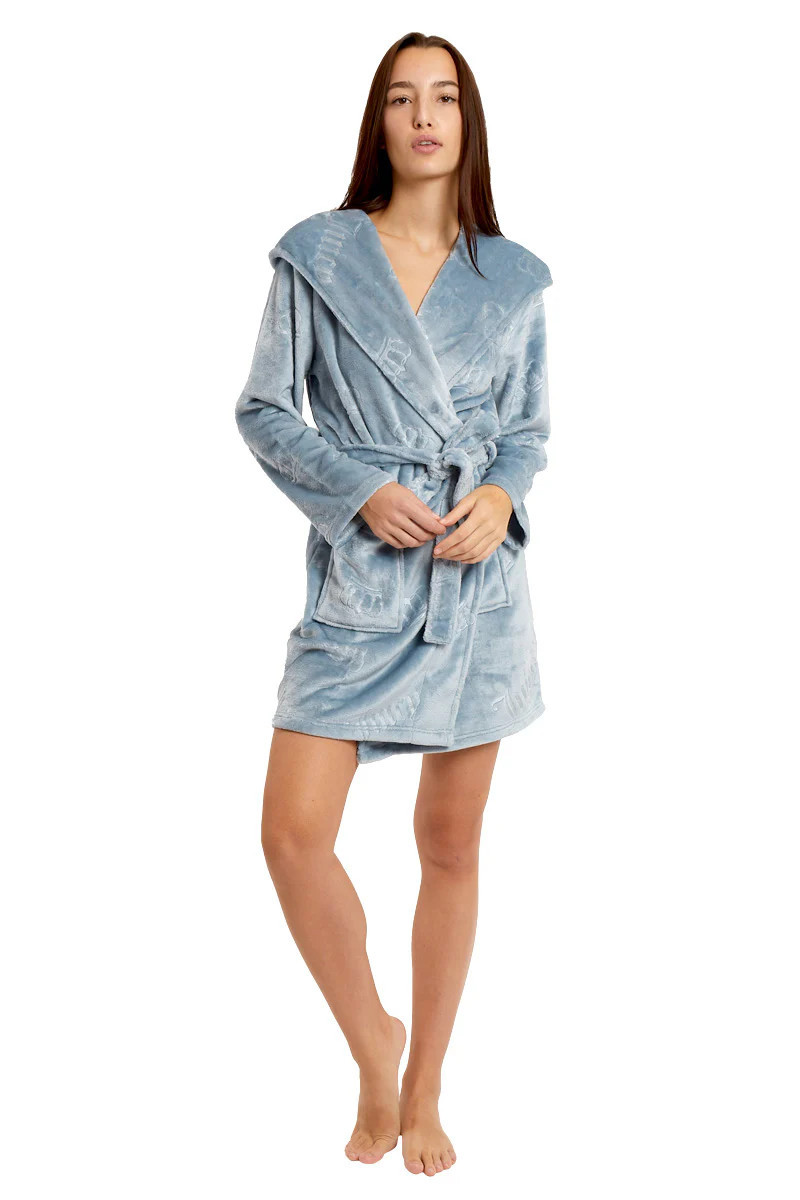 Hooded Luxe Plush Robe | Juicy Couture