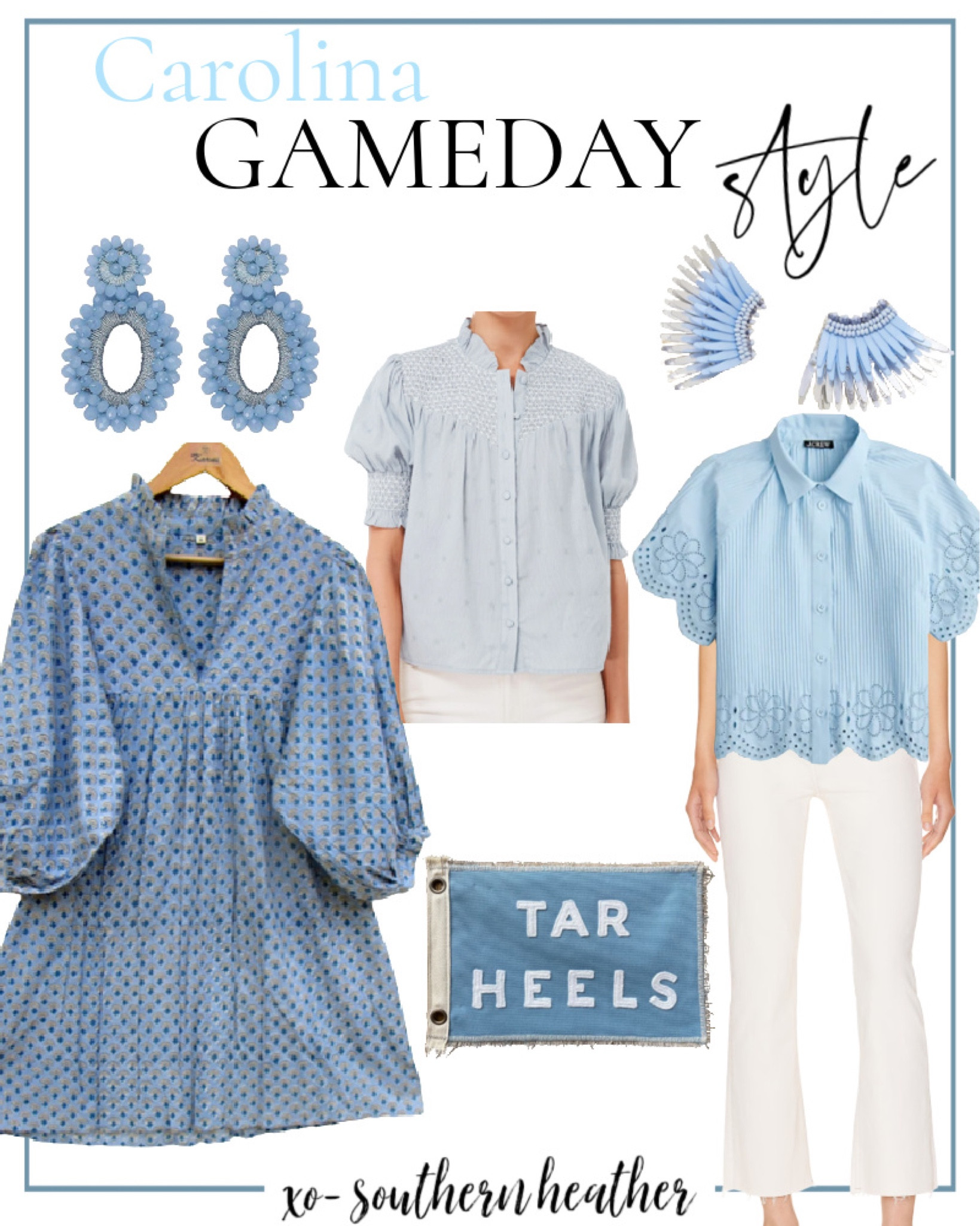 Where are my Tar Heels! Cute Carolina UNC game day looks 

#LTKstyletip #LTKBacktoSchool