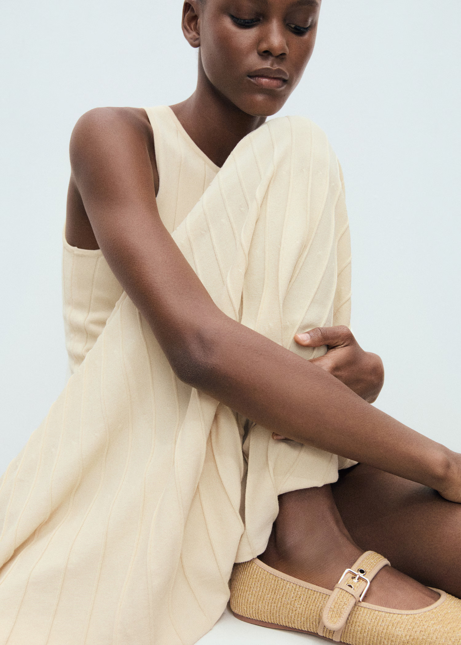 Cotton ballet flats with strap and buckle - Women | MANGO USA | Mango (US/MX/AU)