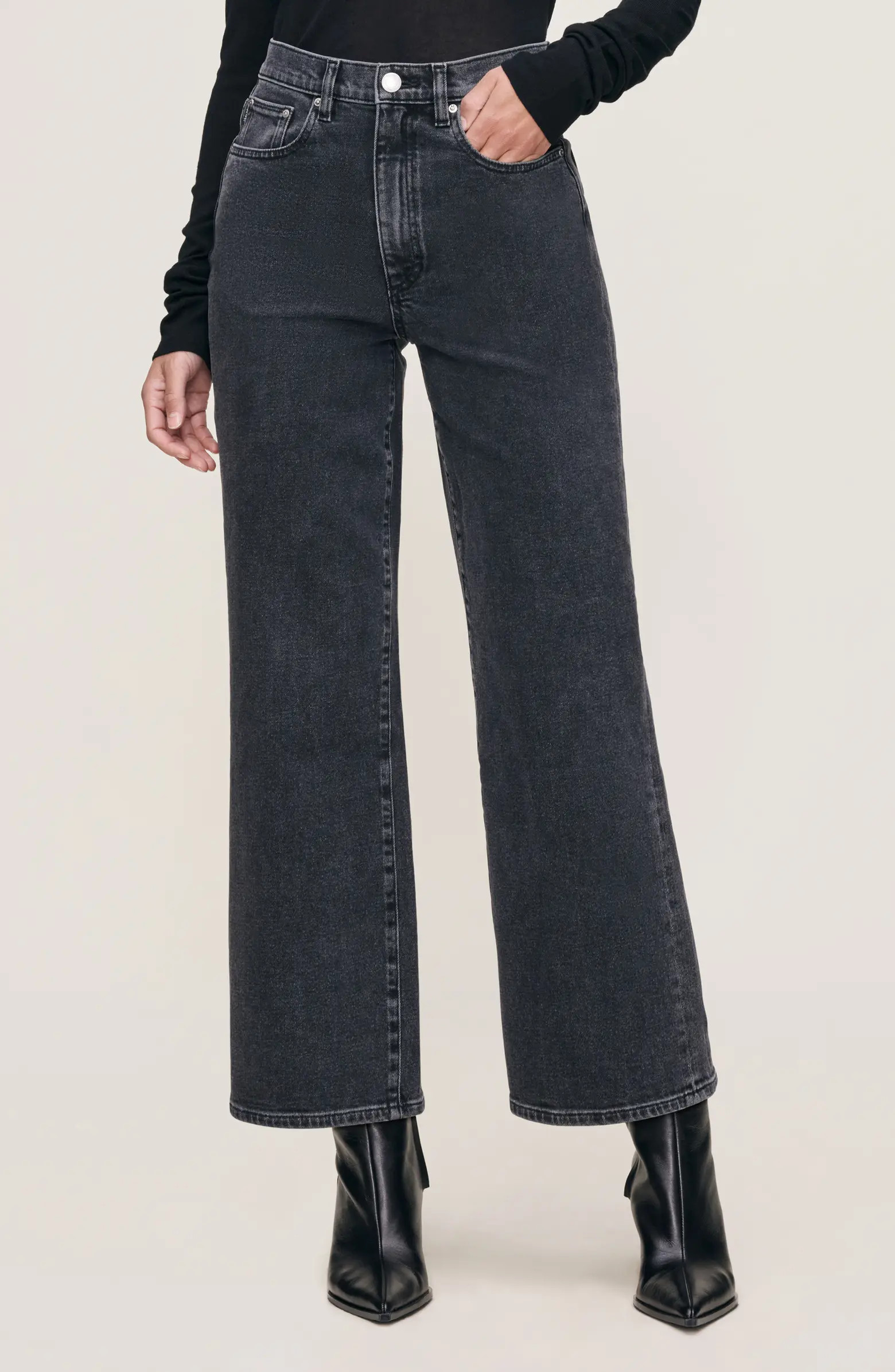 Karmine Refined SculptSystem Wide Leg High Rise Jeans | Nordstrom