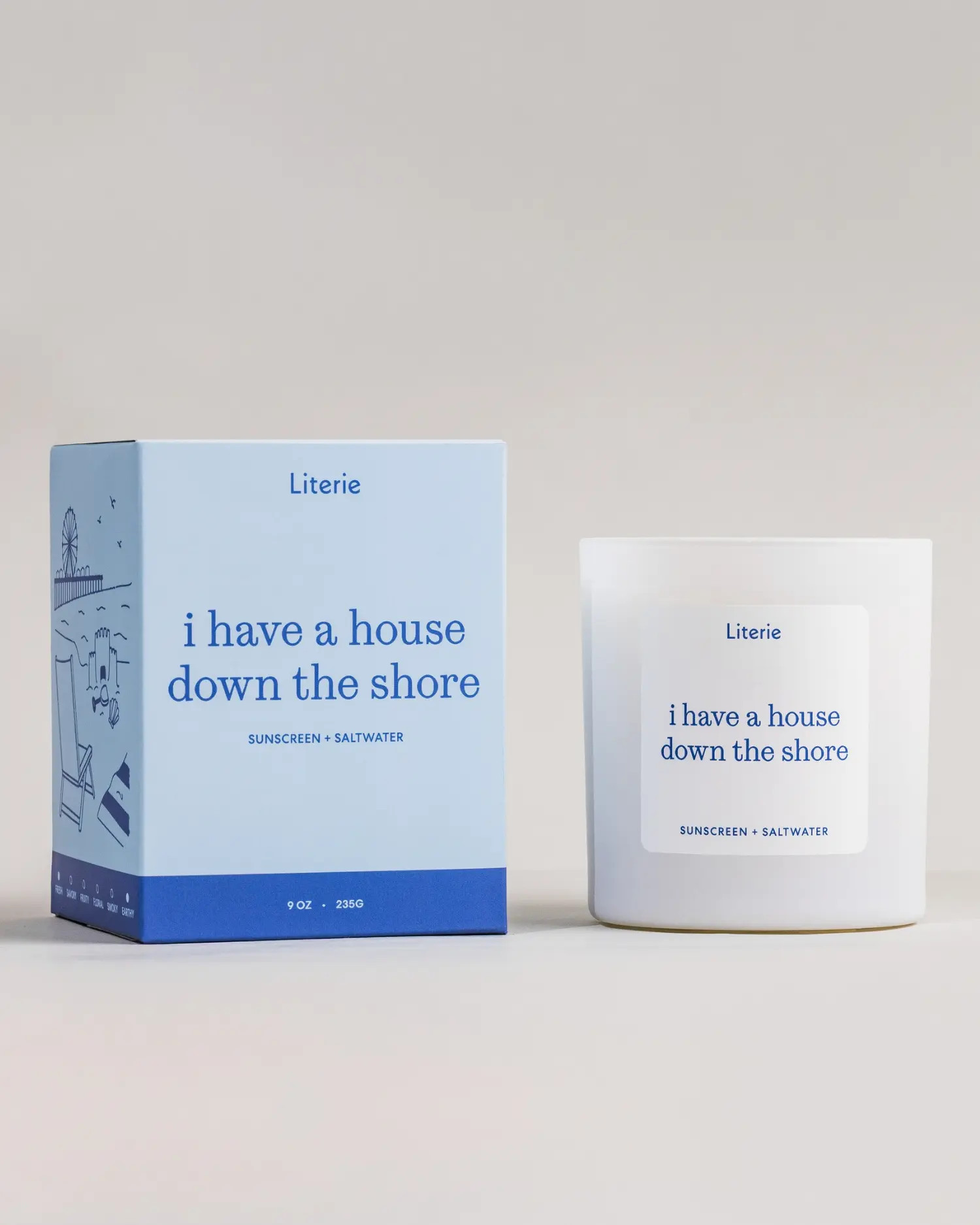 I Have a House Down The Shore | Literie Candle