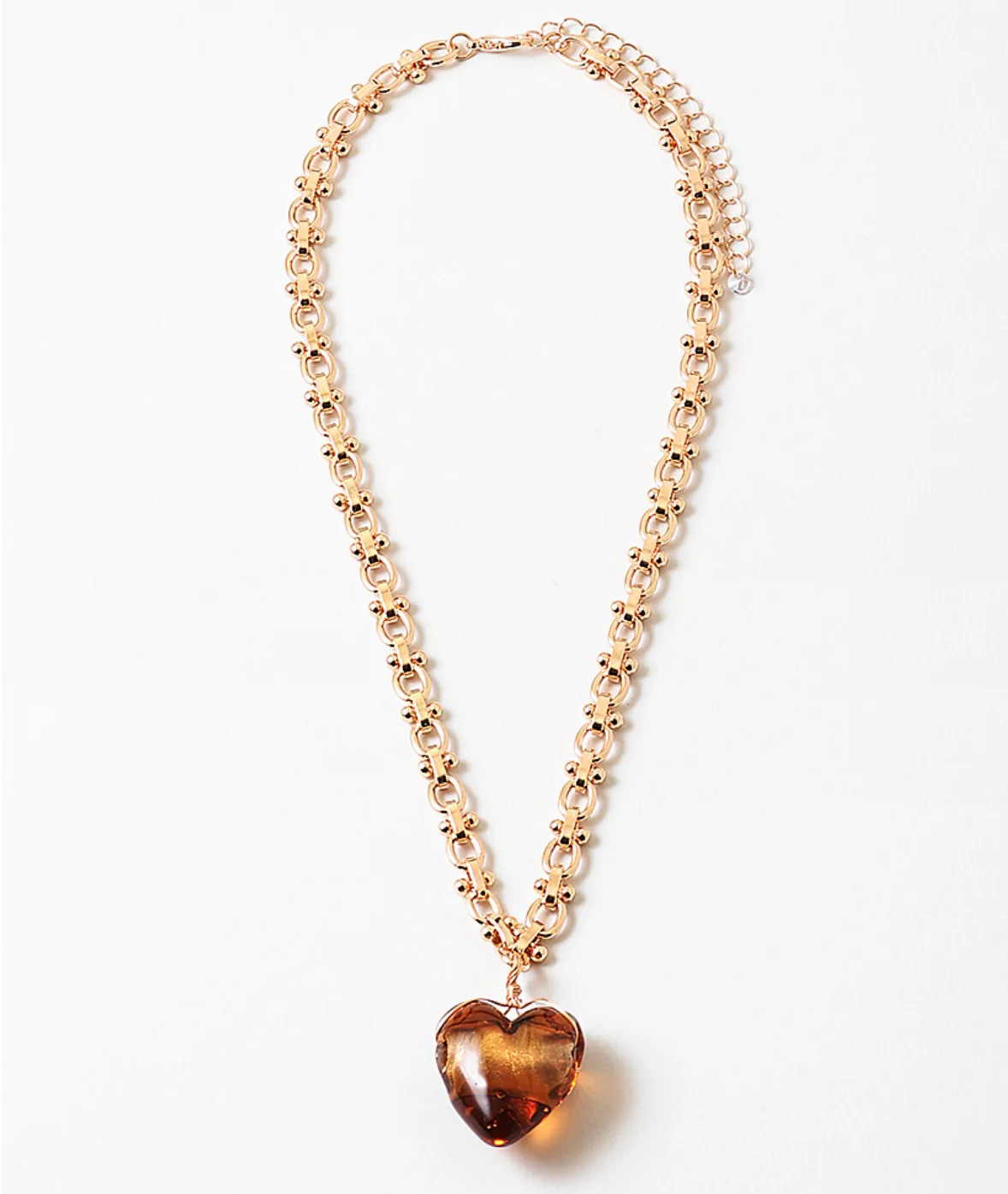 Amber Honey Heart | Erin McDermott Jewelry