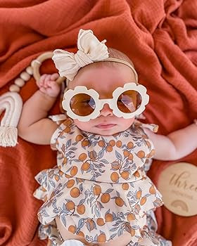 Infant Baby Girl Swimsuit Two-Piece Strap Ruffle Floral Bikini Swimwear Bathing Suit Summer Beach... | Amazon (US)