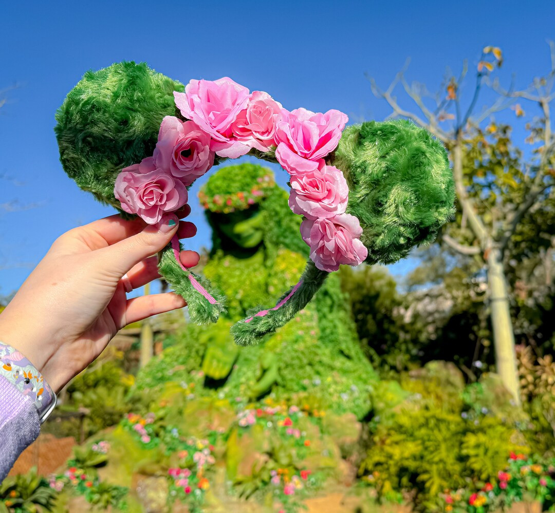 Te Fiti Inspired Minnie Ears | Moana Minnie Ears | Flower and Garden Festival | Epcot | Disney Ea... | Etsy (US)