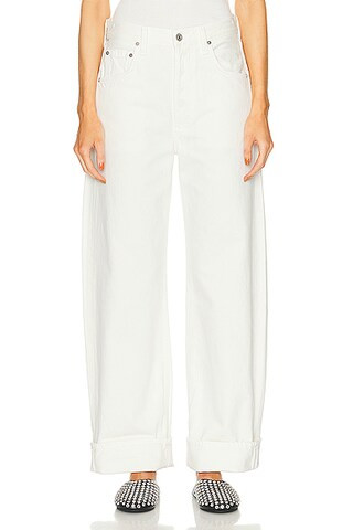 Ayla Baggy Cuffed Crop Jeans | FWRD 