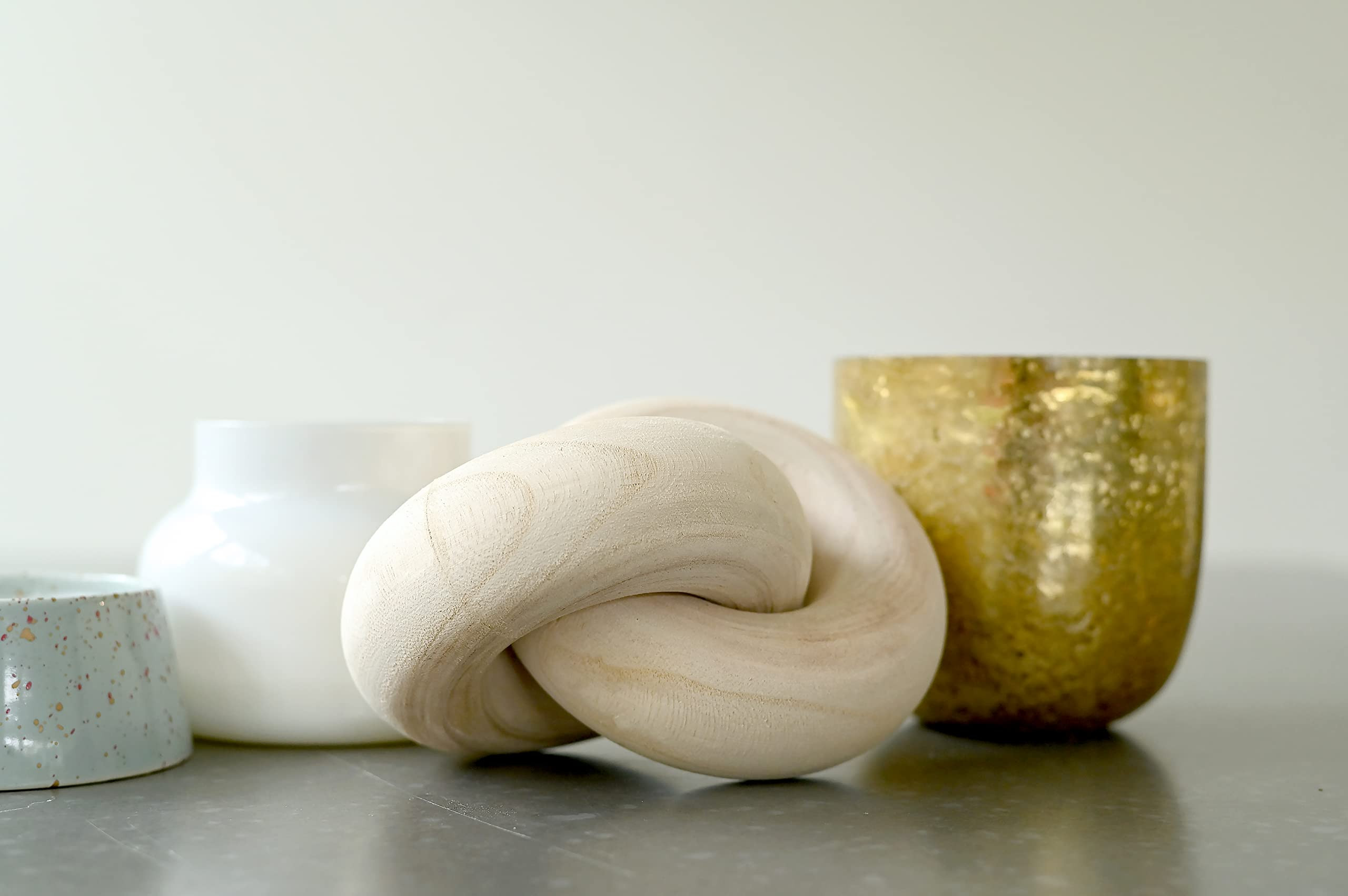 Rool - Living Room Decor Wood Knot, Wood Chain Link Decor, Shelf Decor, Home Decorations for Living  | Amazon (US)