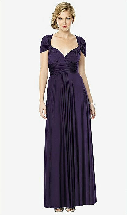 Twist Wrap Convertible Maxi Dress in Concord | Dessy Group