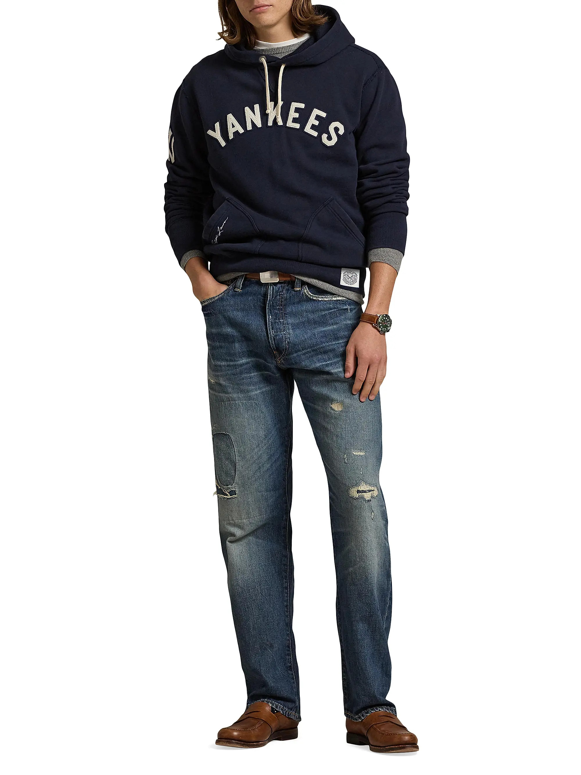 Yankees Vintage Fleece Hoodie | Saks Fifth Avenue