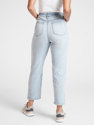 Sculptek Straight Leg Ankle Jean Light Wash | Athleta