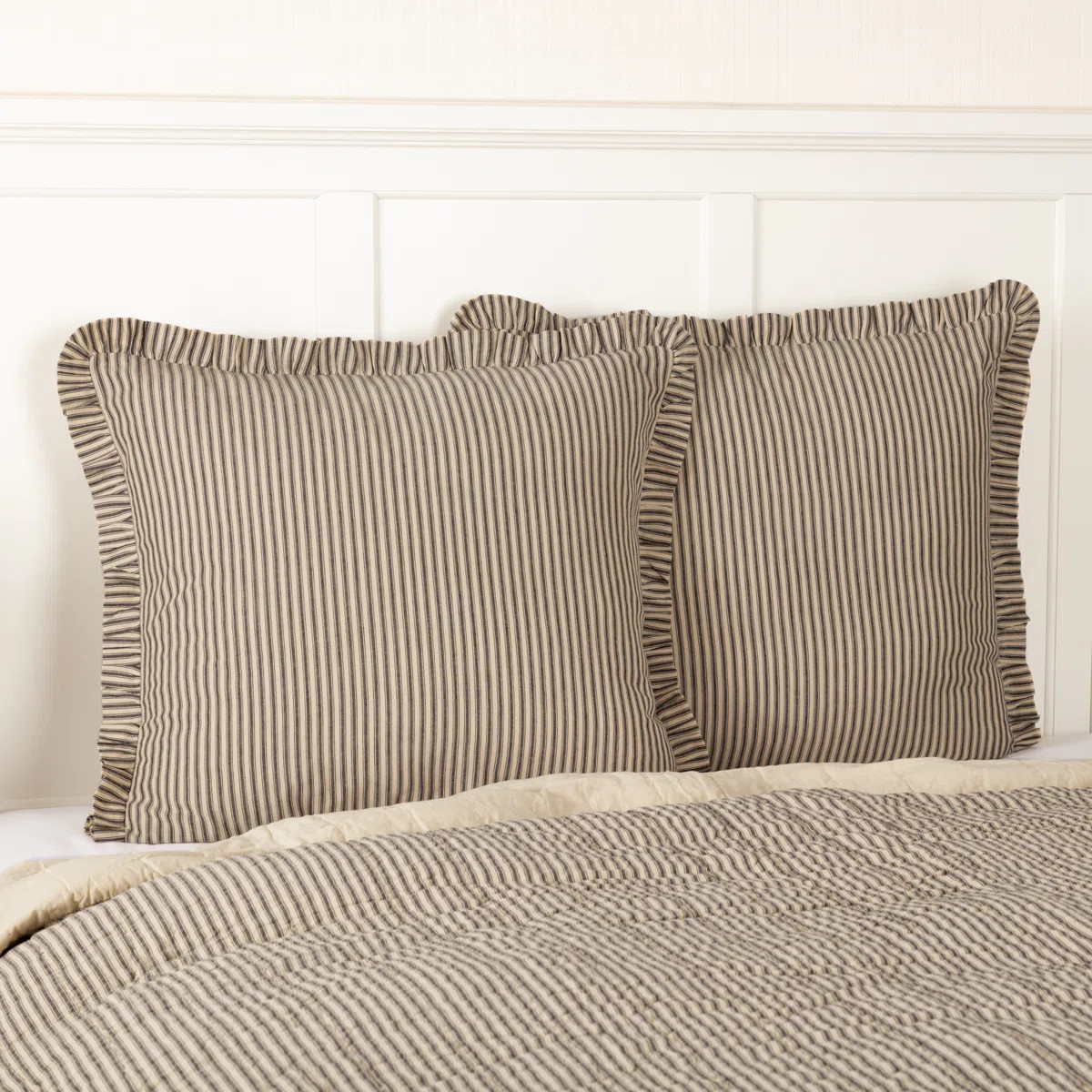 Cotton Striped Sham Set | Wayfair North America
