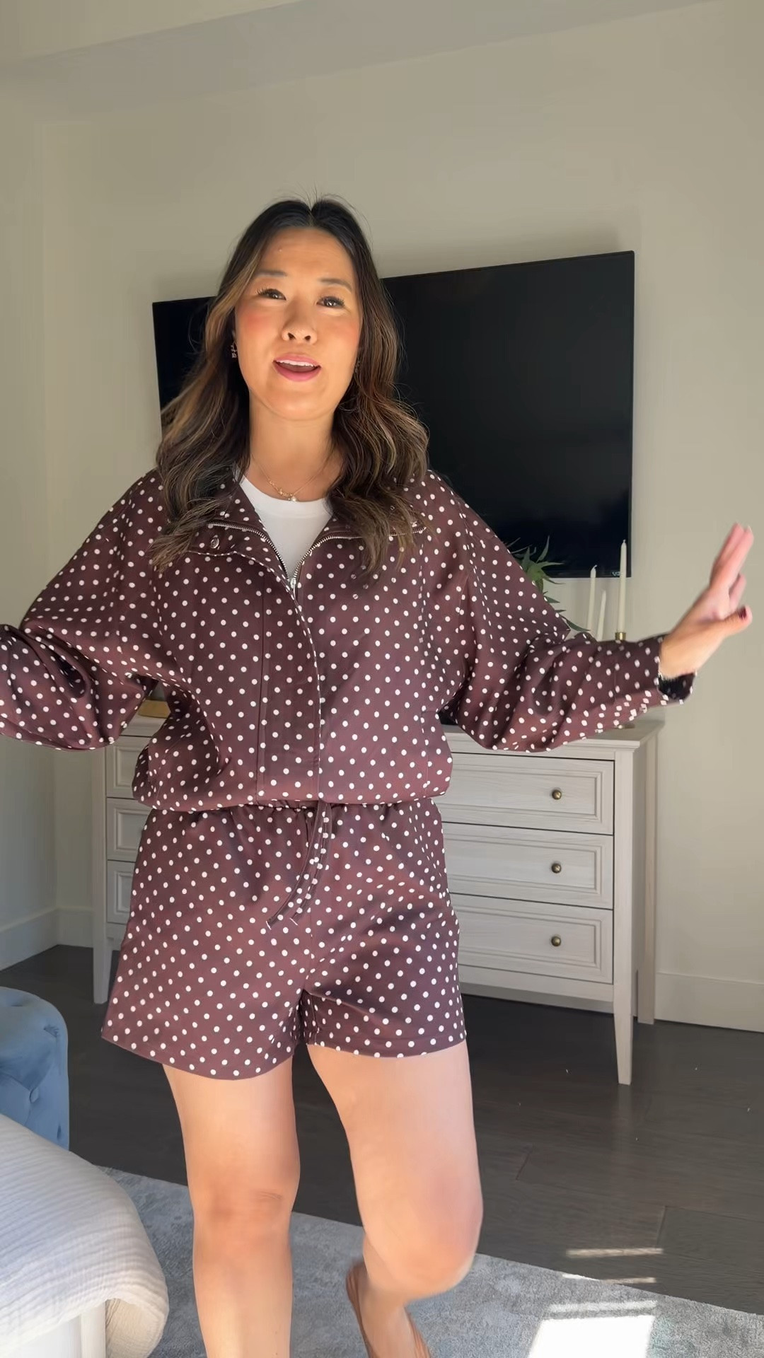 Amazon fall fashion // polka dot matching set 

Wearing a medium