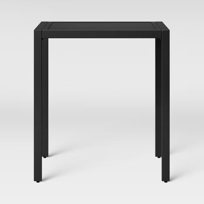 Standish Bar Height Rectangle Patio Table Black - Project 62™ | Target