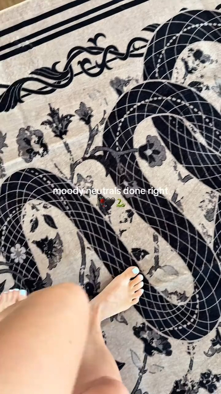 it’s somehow even better in person… couldn’t even wait for the wrinkles to settle out to show you! Ugh I love her sm 🖤 the perfect piece to pull our bedroom together 🥀🐍 

 #LTKdayinmylife #LTKvlog #LTKHome
