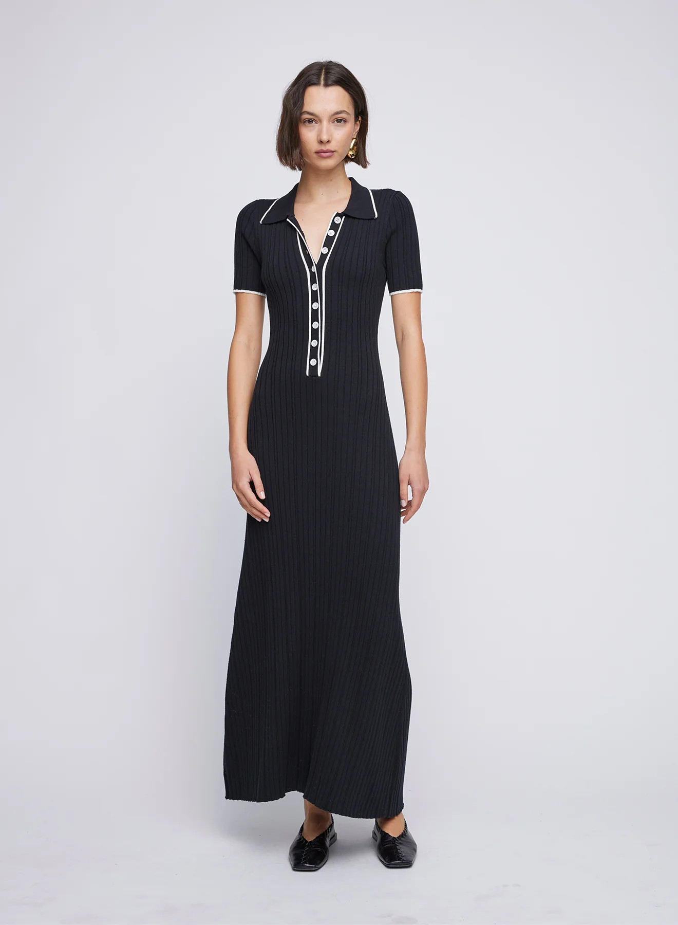 PENELOPE DRESS (RAVEN W/ TRIM) | Anna Quan (Global)