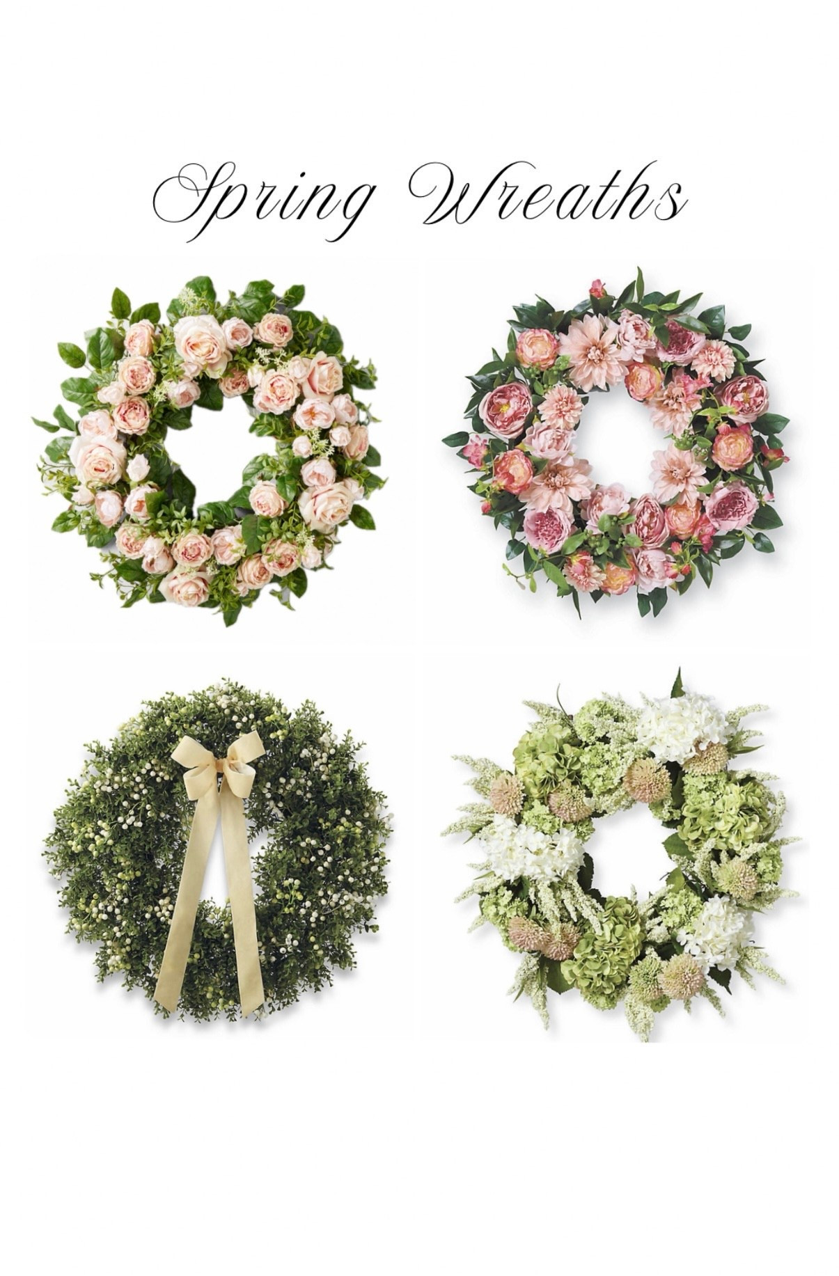 Spring wreaths 🌸 