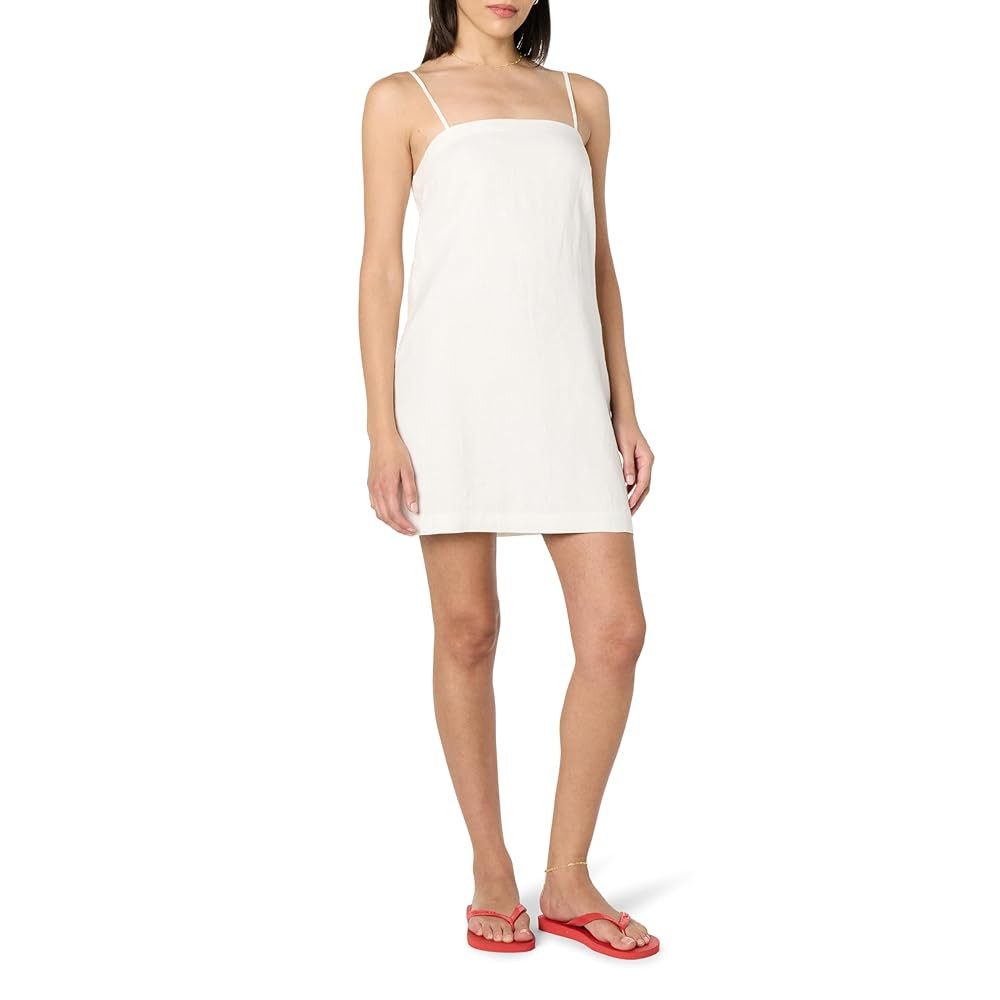 The Drop Women's Seville Linen Mini Shift Dress | Amazon (US)