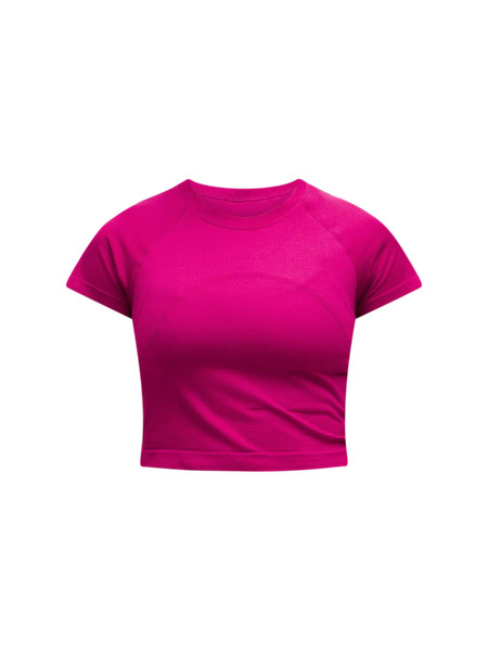 Swiftly Tech Cropped Short-Sleeve Shirt 2.0 | Women's Short Sleeve Shirts & Tee's | lululemon | Lululemon (US)