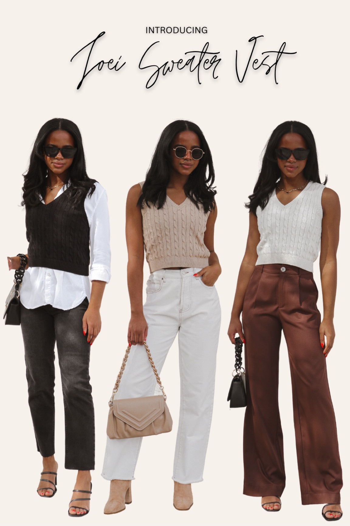 New neutral sweater vests outfits! 

City style 
Street style 
Classy chic
Workwear 


#LTKstyletip #LTKSeasonal #LTKunder100