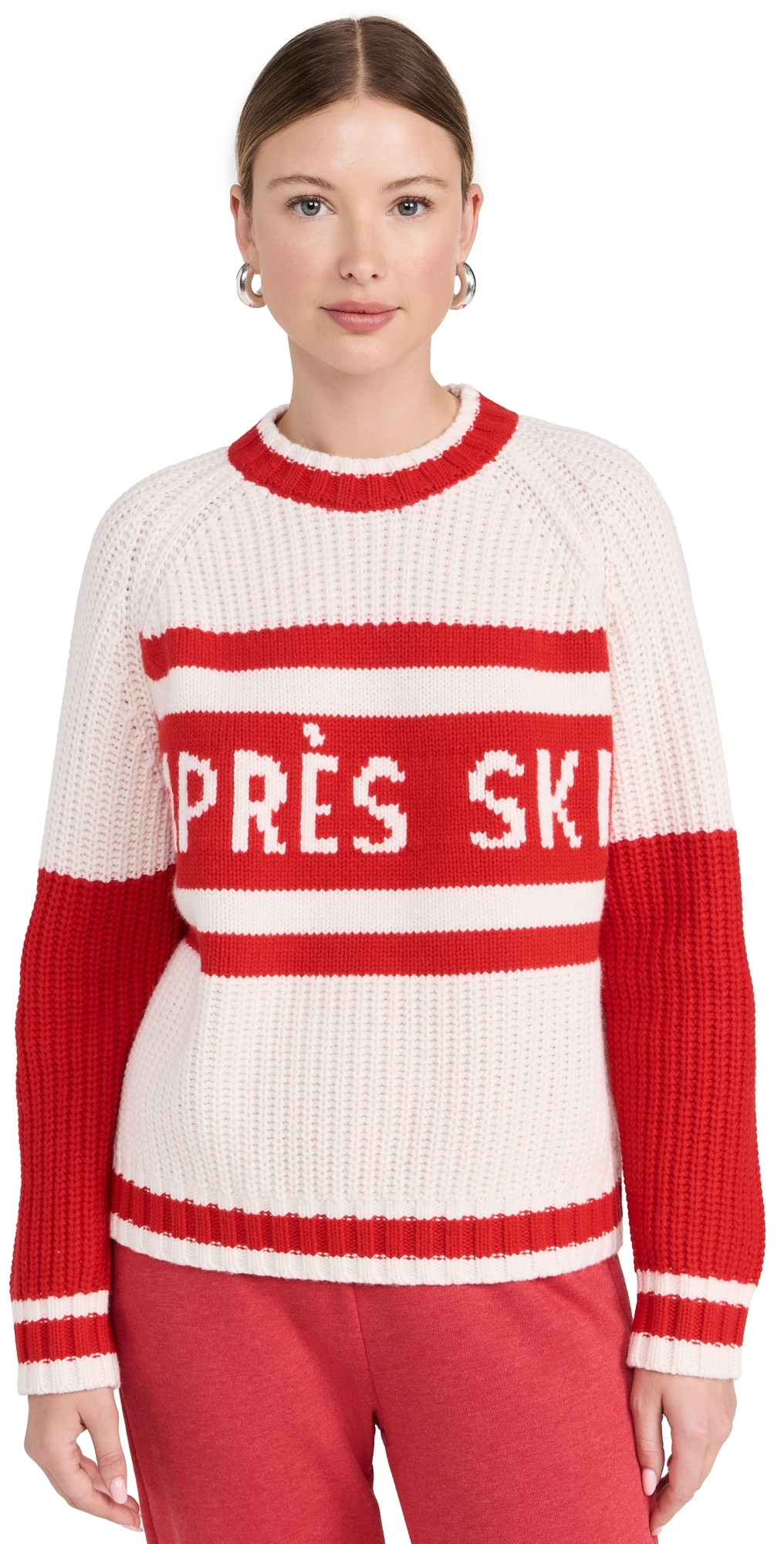 Stateside Crew Neck Sweater Apres Ski Cream S | Shopbop