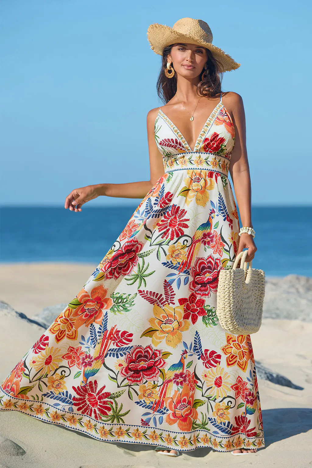 Vibrant Oasis Tropical Maxi Dress | Colorful Summer Style | Cupshe | Cupshe US