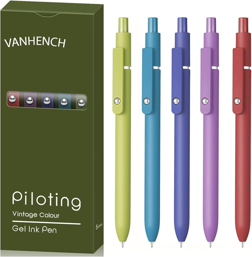 Gel Pens, Aesthetic Office School Supplies, Office Desk Accessories Nursing School Essentials Fin... | Amazon (US)