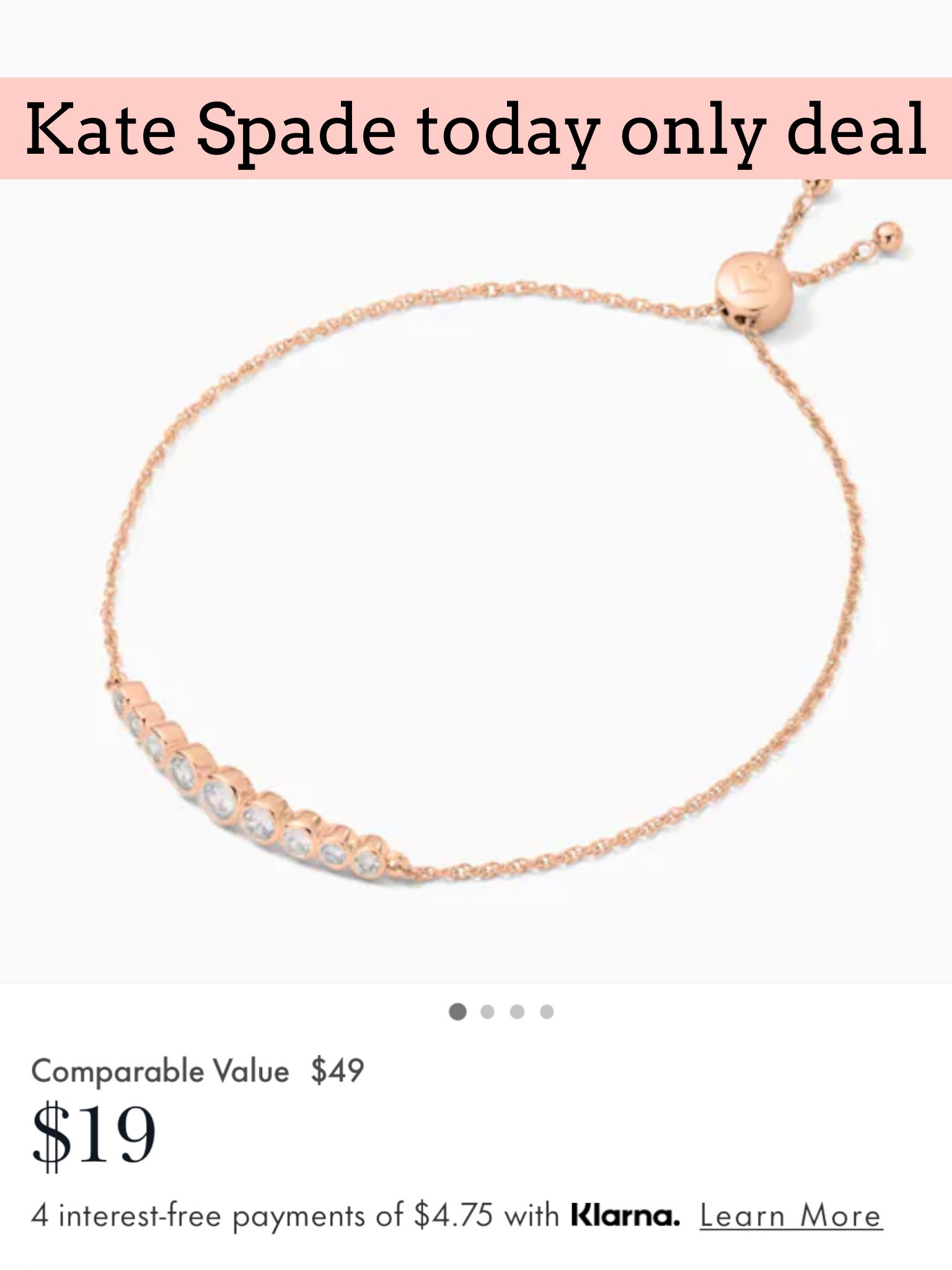 Kate spade bracelet 

#LTKGiftGuide #LTKsalealert #LTKunder50