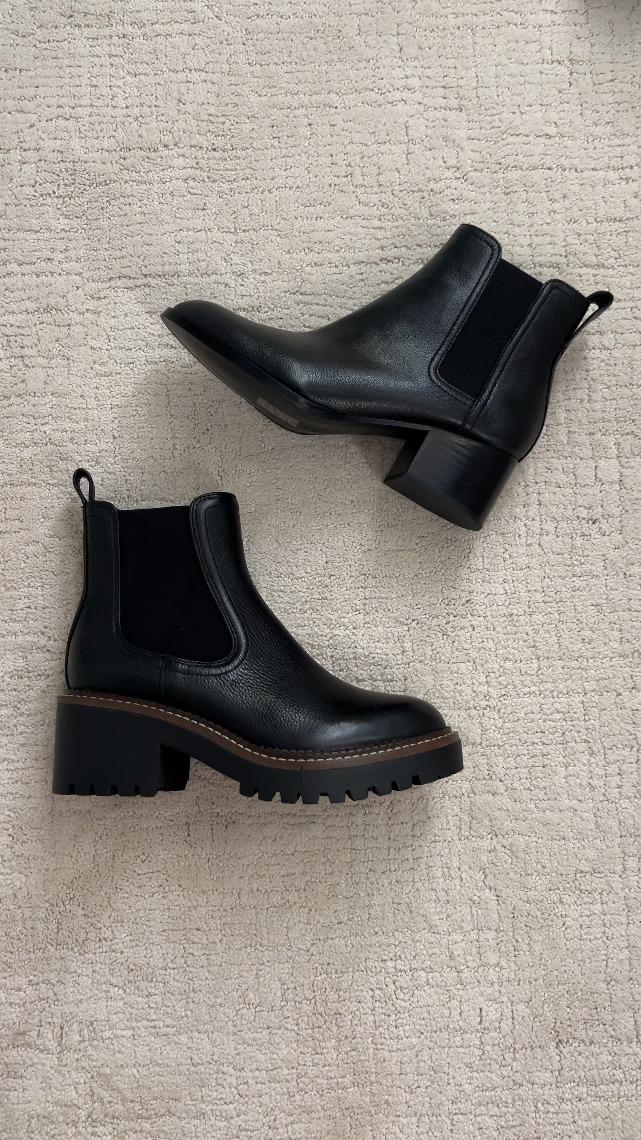 A review of two Chelsea boots from the Nordstrom anniversary sale! The rag & bone pair is genuine leather and very comfortable. Only available in full sizes so size up to the next size. The Nordstrom pair is faux leather and fits true to size. Heavier than the rag & bone pair  

#LTKSummerSales #LTKxNSale #LTKShoeCrush