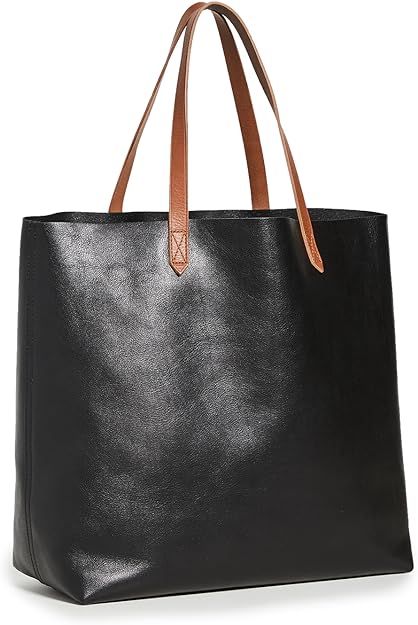Madewell The Transport Tote True Black One Size | Amazon (US)