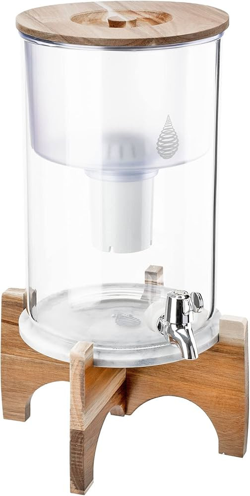 pH Recharge Glass Alkaline Water Filter Dispenser - Countertop Water Filter System - Alkaline Wat... | Amazon (US)