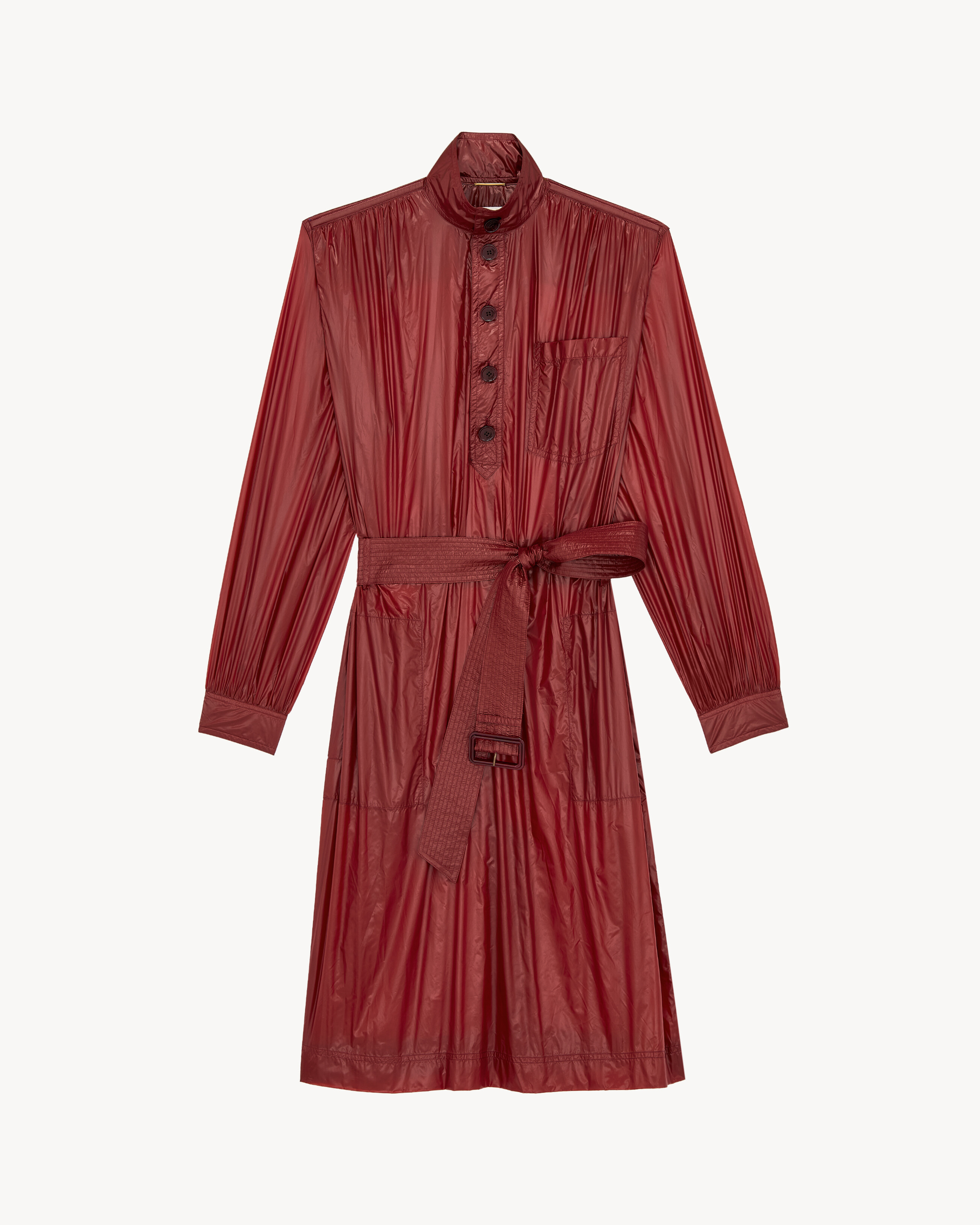 saharienne dress in nylon | Saint Laurent Inc. (Global)