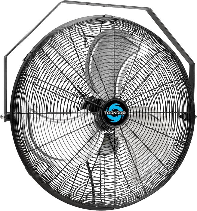 Tornado - 20 Inch High Velocity Industrial Wall Fan - 4750 CFM - 3 Speed - 6 FT Cord - Industrial... | Amazon (US)